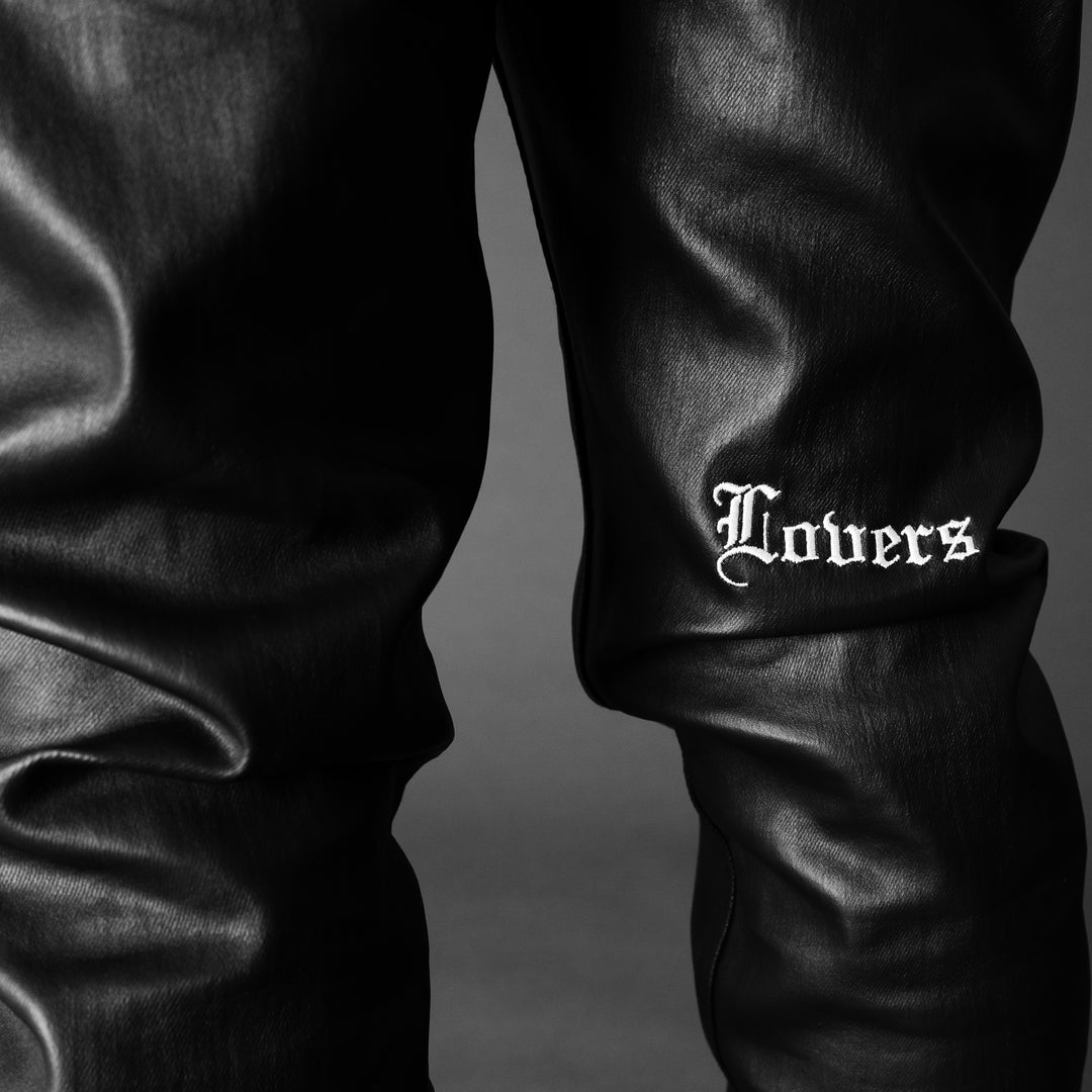 LUTI Slim Wax Denim Trousers