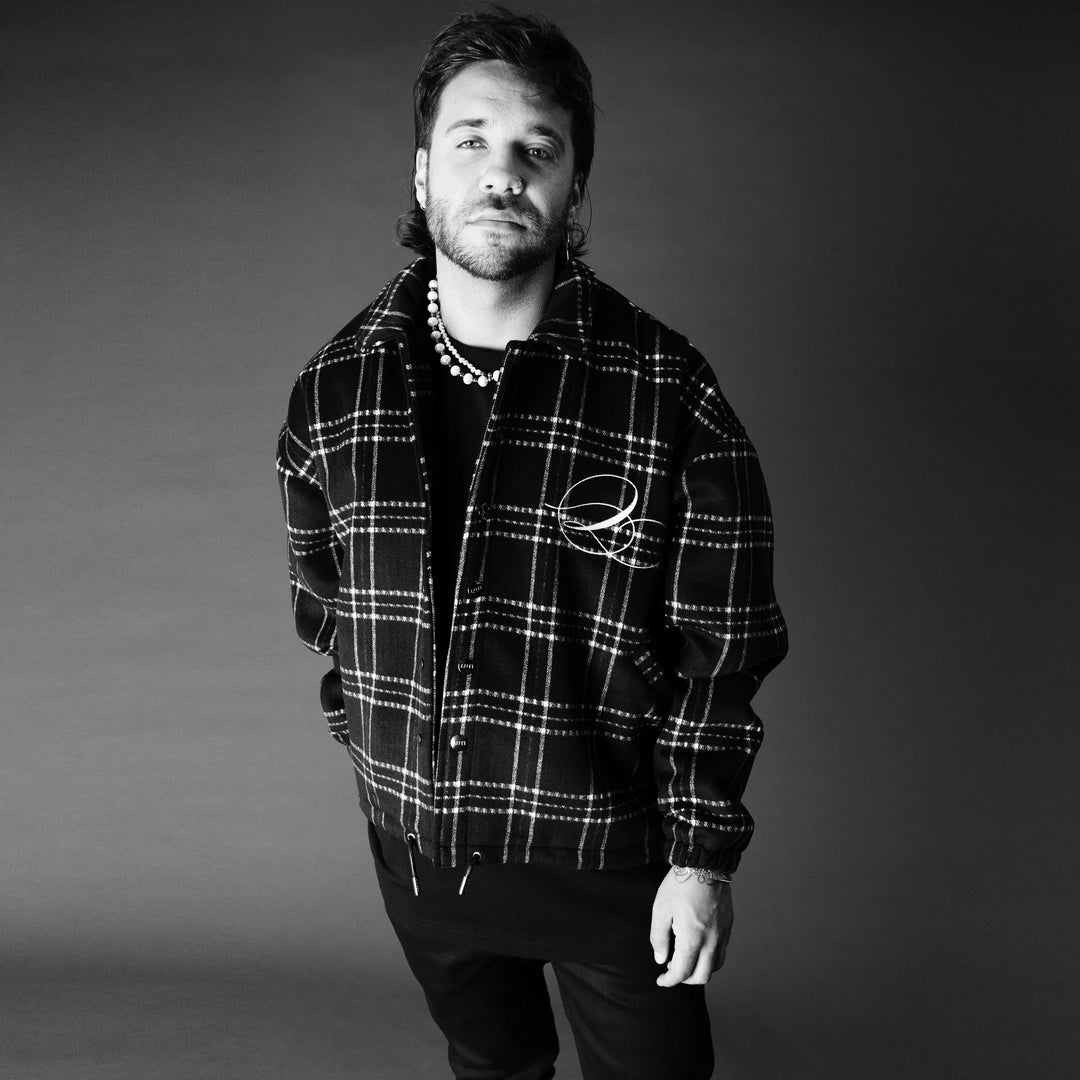 Innuendo Plaid Coach Jacket