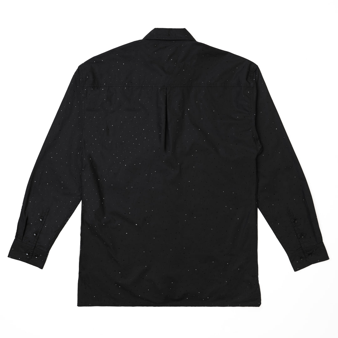 BRILLO L/S WOVEN - BLACK