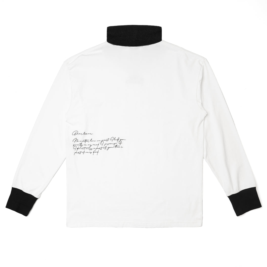 DEAR LOVER TURTLE NECK L/S KNIT - WHITE