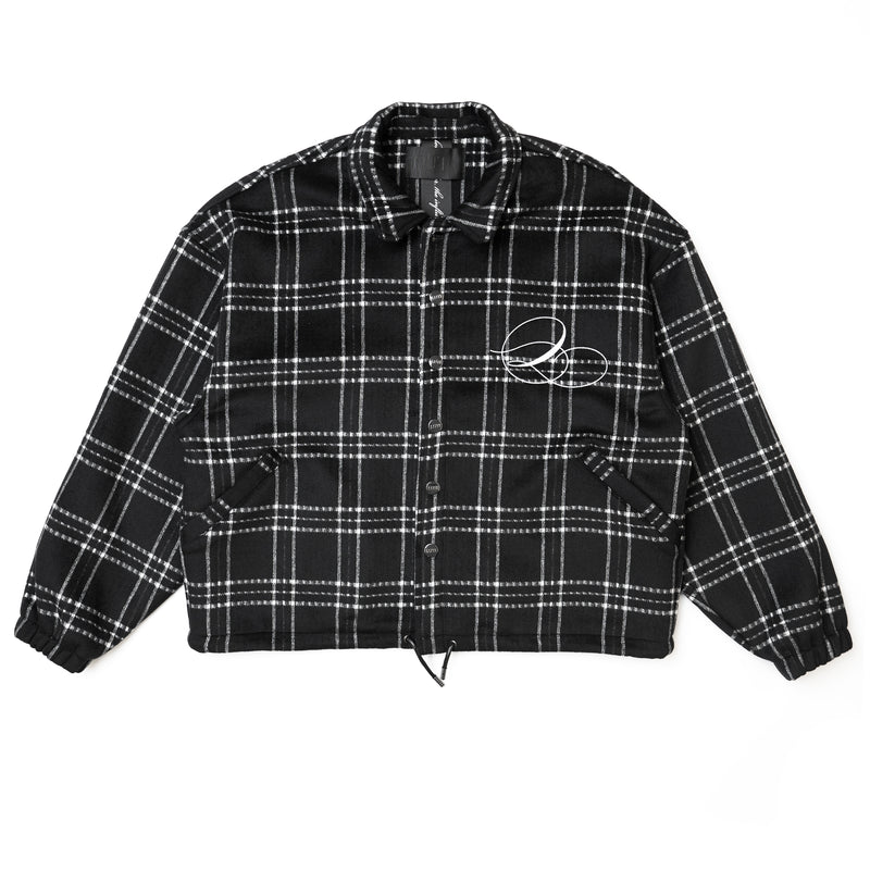 Innuendo Plaid Coach Jacket