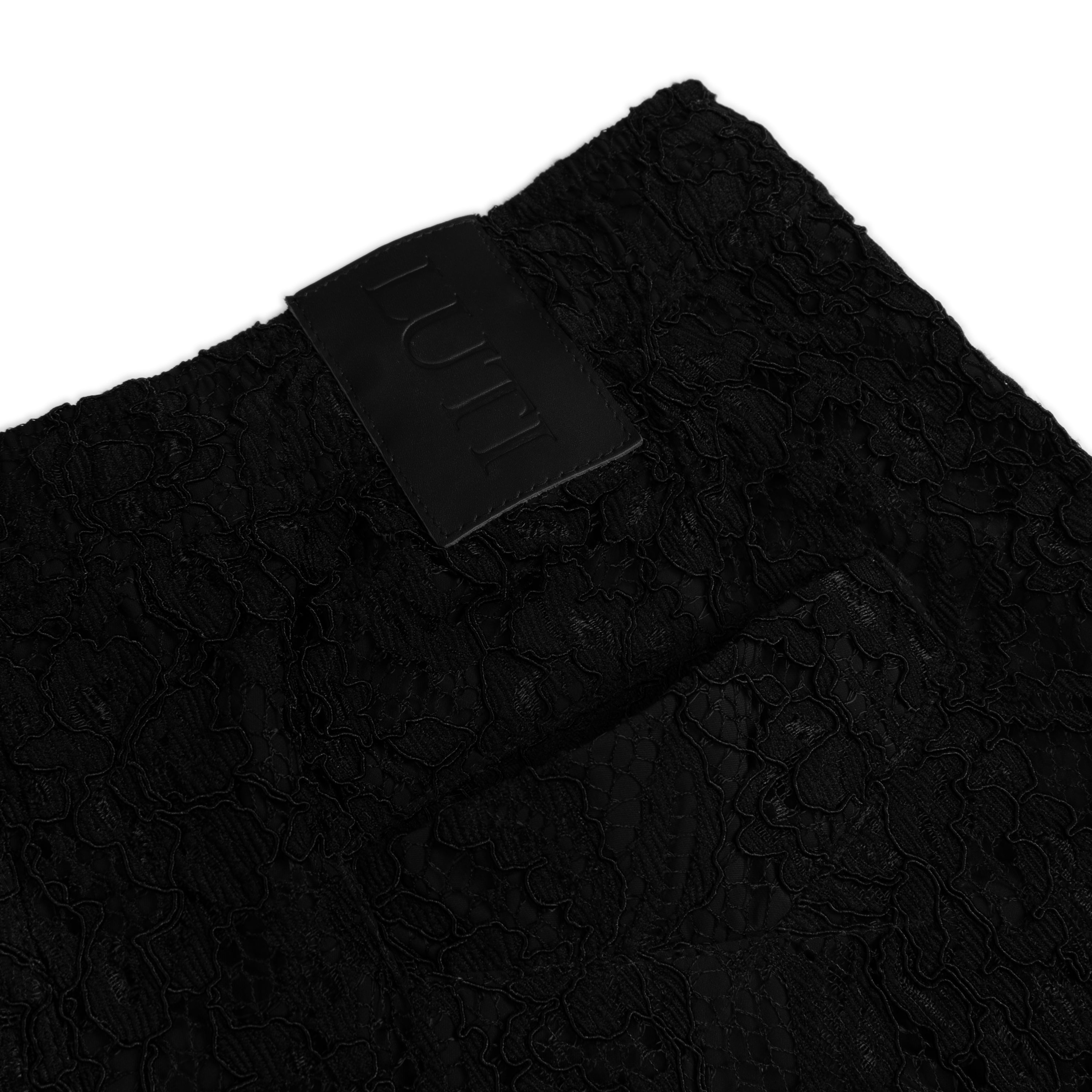 ★LUVISTRUE★BASIC ILOVEU PATTERN SHORTS(BLACK)★正規品/人気 TEXTURED JOGGER SHORTS - Black | ZARA United States