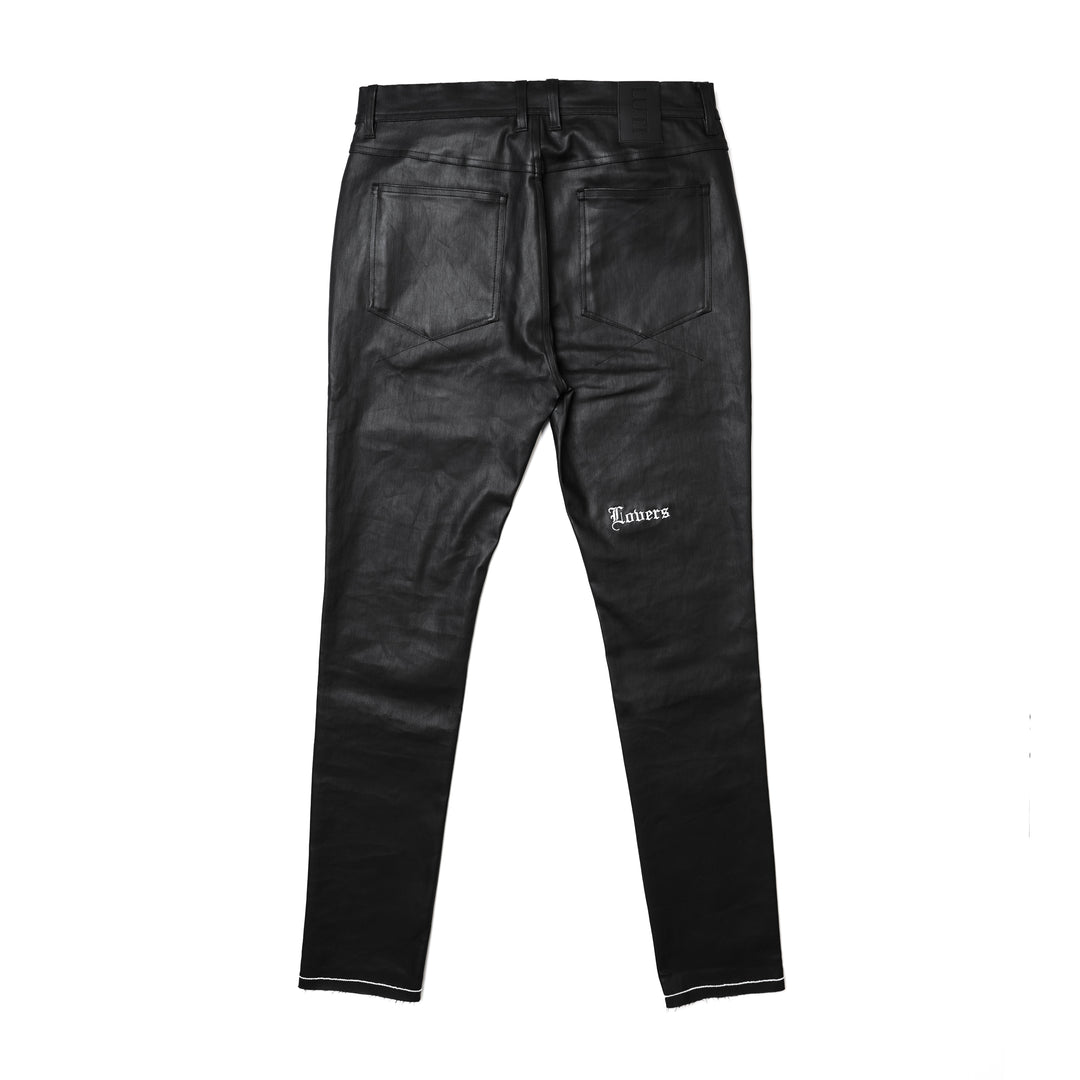 LUTI SLIM TROUSERS - WAX