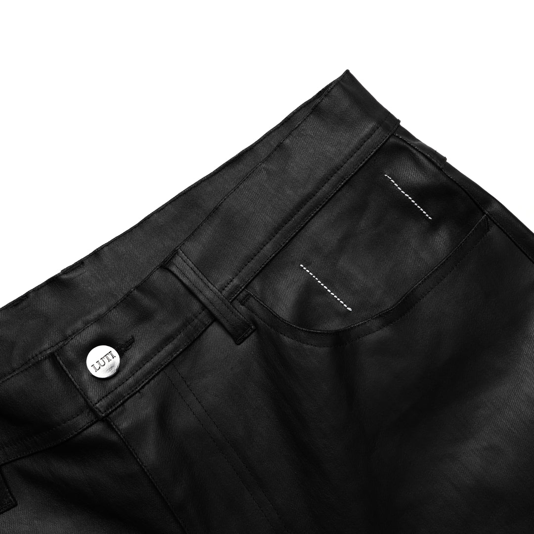 LUTI SLIM TROUSERS - WAX