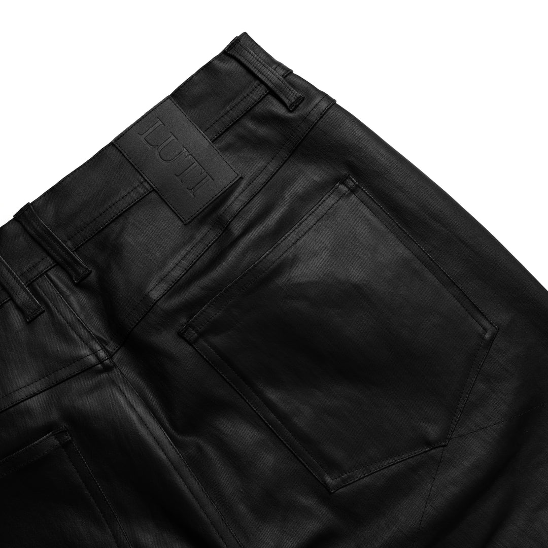 LUTI SLIM TROUSERS - WAX