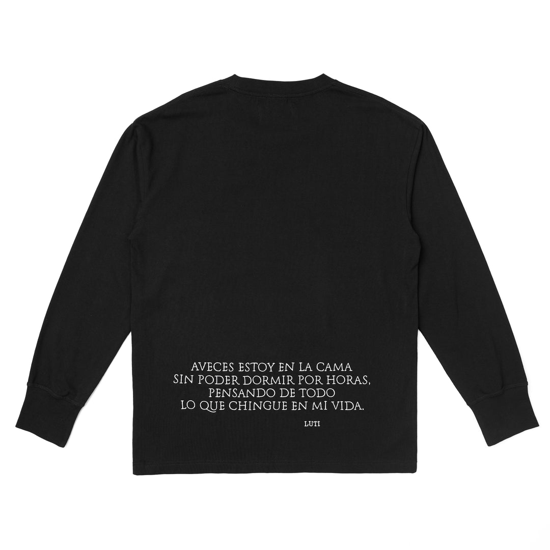 ROSA L/S KNIT - BLACK