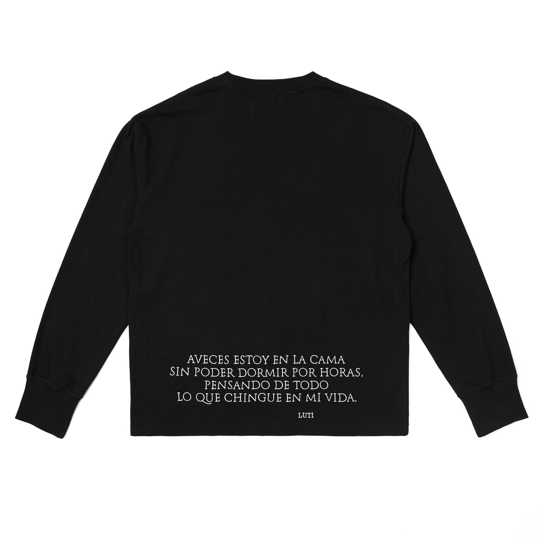 ROSA L/S KNIT - BLACK