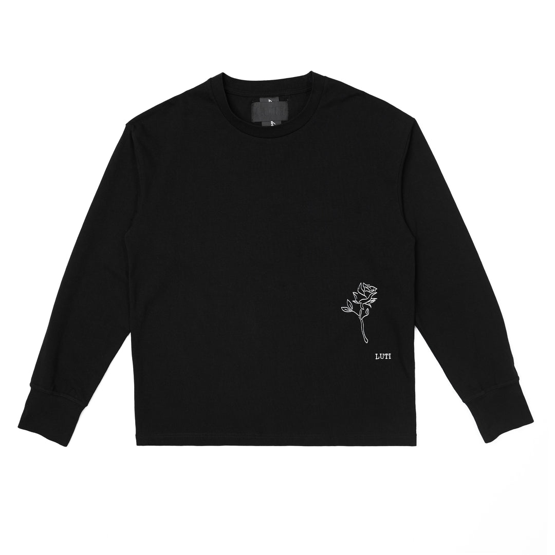 ROSA L/S KNIT - BLACK