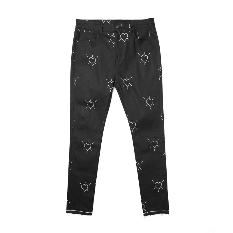 Santo Corazon Slim Denim Trousers
